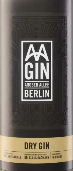 »AAGIN« Dry Gin im Set mit AAGIN Glas