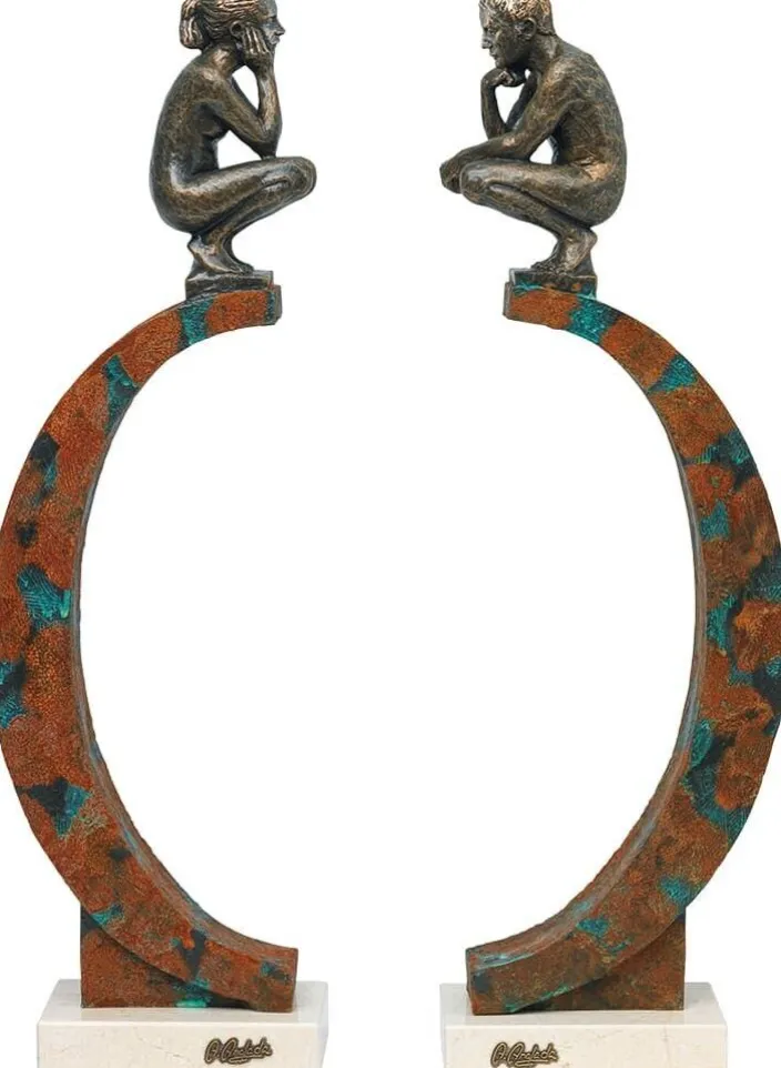 Anglada, Angeles: 2-teilige Skulptur »In Gedanken«