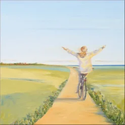 Anja Struck: ​ Bild »Ich atme die Freude in mein Herz« (2024)