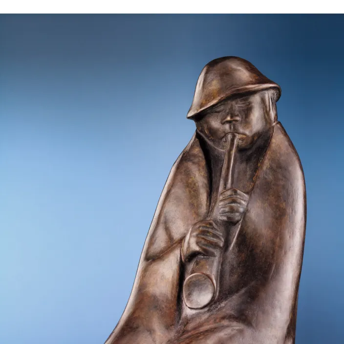 Barlach, Ernst: Skulptur »Der Flötenbläser«, 1936