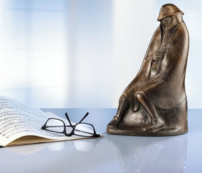 Barlach, Ernst: Skulptur »Der Flötenbläser«, 1936