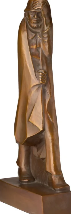 Barlach: Skulptur »Wanderer im Wind«