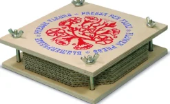 Blumenpresse aus Holz