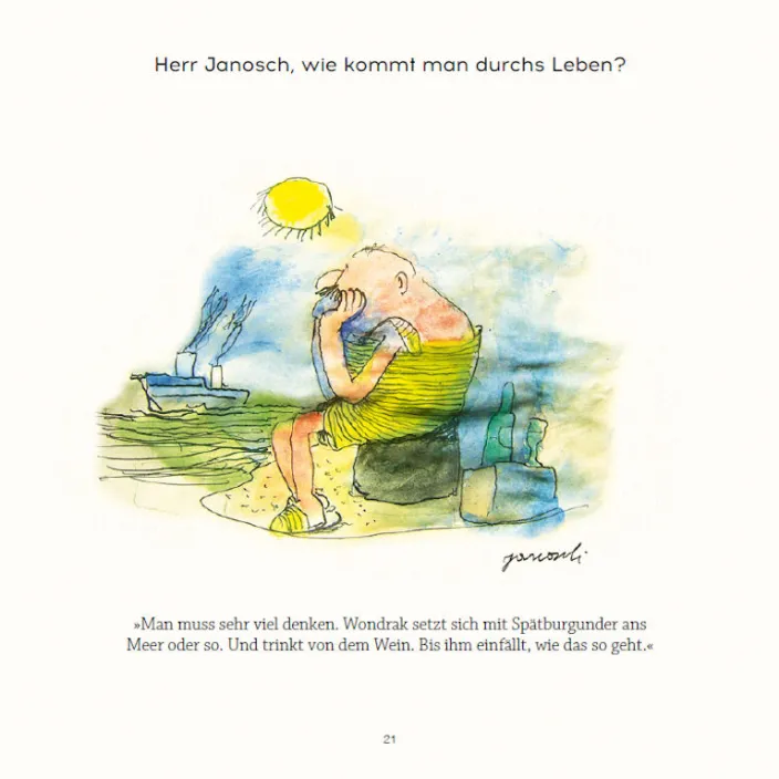 Buch »Herr Janosch, wie feiert man sich selbst?«