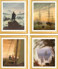 Caspar David Friedrich: ​ 4 Bilder im Set