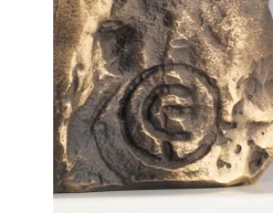 Christoph Fischer: Skulptur »Der Gedanke« (2023) Version Bronze braun