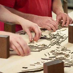 3-D Holzkarte »Amsterdam«