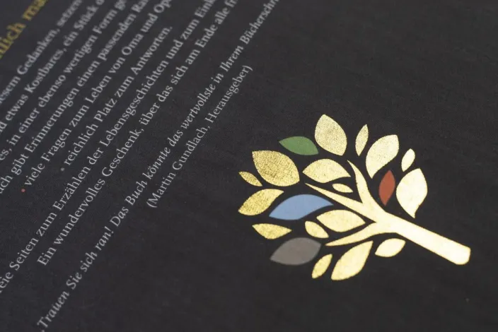 Erinnerungsbuch: Erzähl mir dein Leben - Leinenausgabe