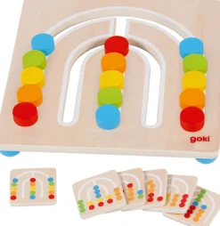 Farbsortierbrett Regenbogen