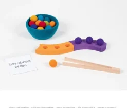 Farbsortierspiel und Adventsspirale