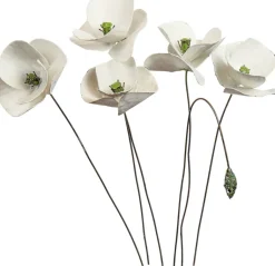 Gartenstecker »Weißer Mohn«