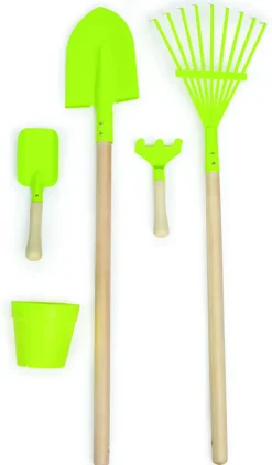 Gartentrolley mit Werkzeug-Set für Kinder