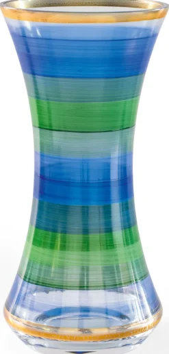 Glasvase »Ocean« mit Golddekor