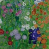 Gustav Klimt: Wanduhr »Bauerngarten, 1905-1907«