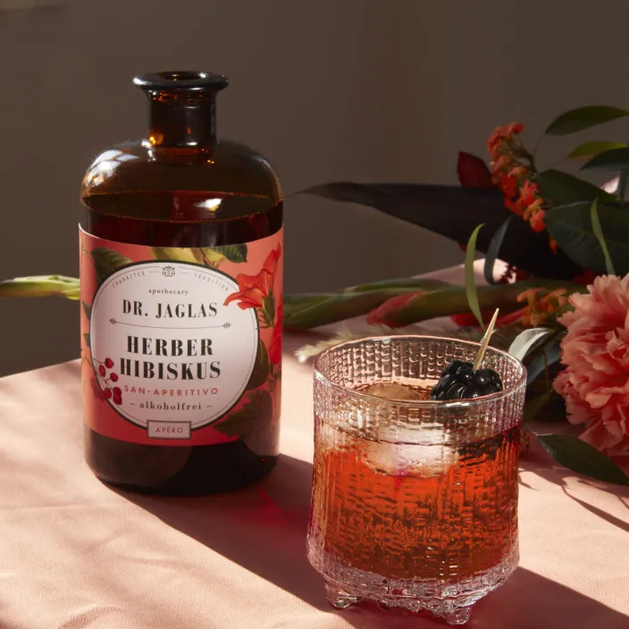 »Herber Hibiskus« (alkoholfreier Aperitif)