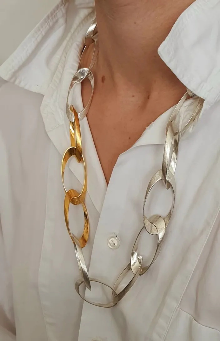 HML-Collier »Standing Ovations«, Silber und Gold