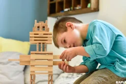 Holzbausteine 280er Kasten, Starterset mit Buch