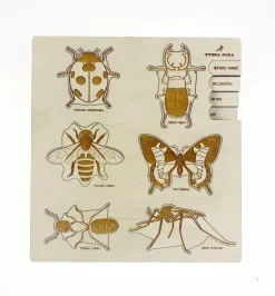 Holzpuzzle »Leben des Käfers«