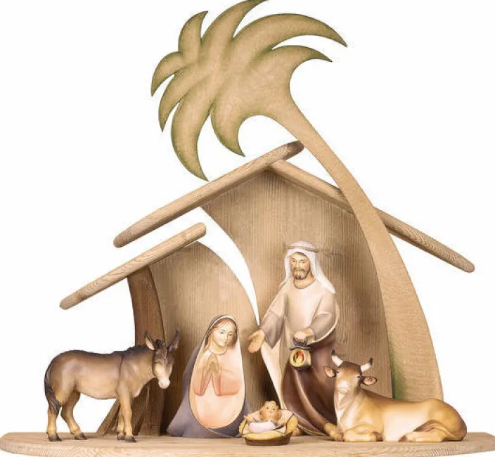 Holzschnitzkunst / Weihnachtskrippe »Komet«