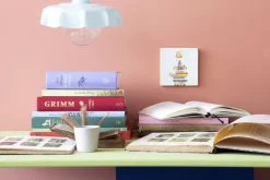 Keramikfliese »Bücherwurm«