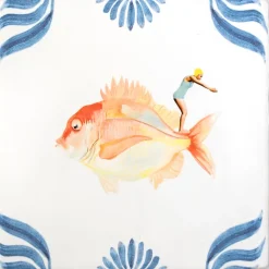 Keramikfliese »Ein mutiger Sprung«