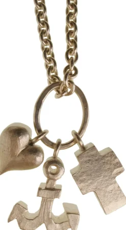 Kette mit Anhänger »Glaube-Liebe-Hoffnung«