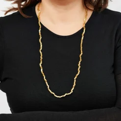 Kette »Würfel«, goldplattiert