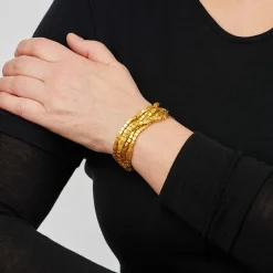 Kette »Würfel«, goldplattiert