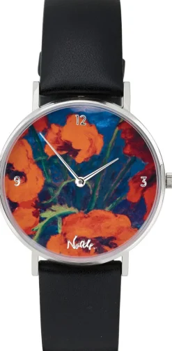 Künstler-Armbanduhr »Emil Nolde - Großer Mohn (Rot, Rot, Rot)«