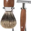 »KOSMO« Rasierset mit feinem Dachshaar und Rasierhobel