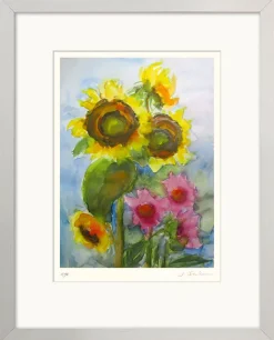 Kremkau, Christine: 4 Blumenbilder im Set