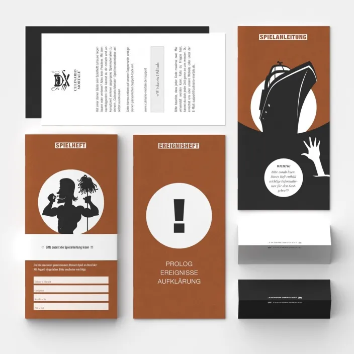 Krimi-Dinner Spiel »Mord über Bord«