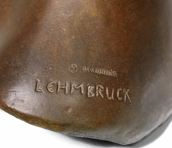 Lehmbruck, Wilhelm: Büste »Gesenkter Frauenkopf«, 1910