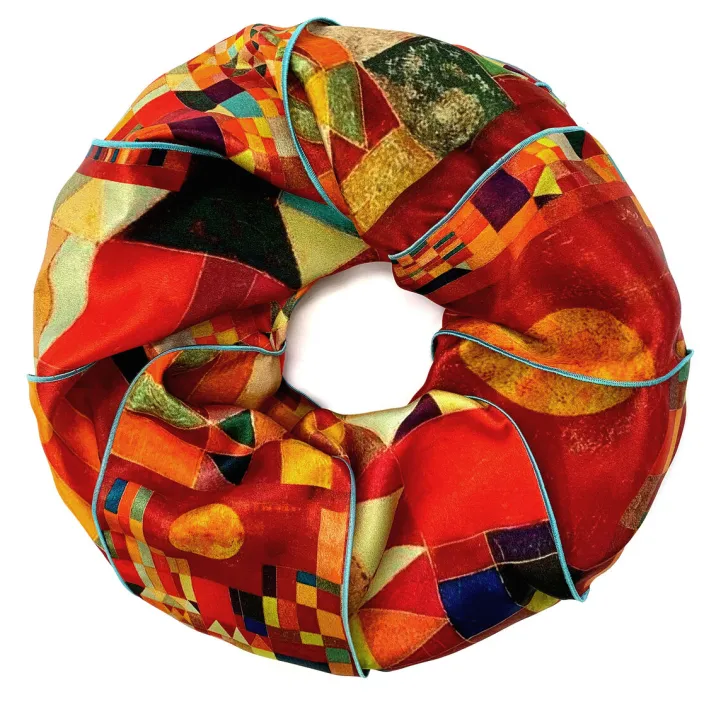 Loopschal nach Paul Klees »Burg und Sonne«