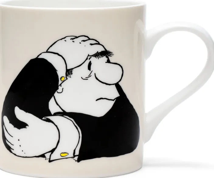 Loriot: 2 Becher mit Künstlermotiven »Der Denker« & »Herr im Sessel« im Set