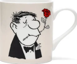 Loriot: 2 Becher mit Künstlermotiven »Rosenkavalier« & »Conférencier« im Set, Porzellan