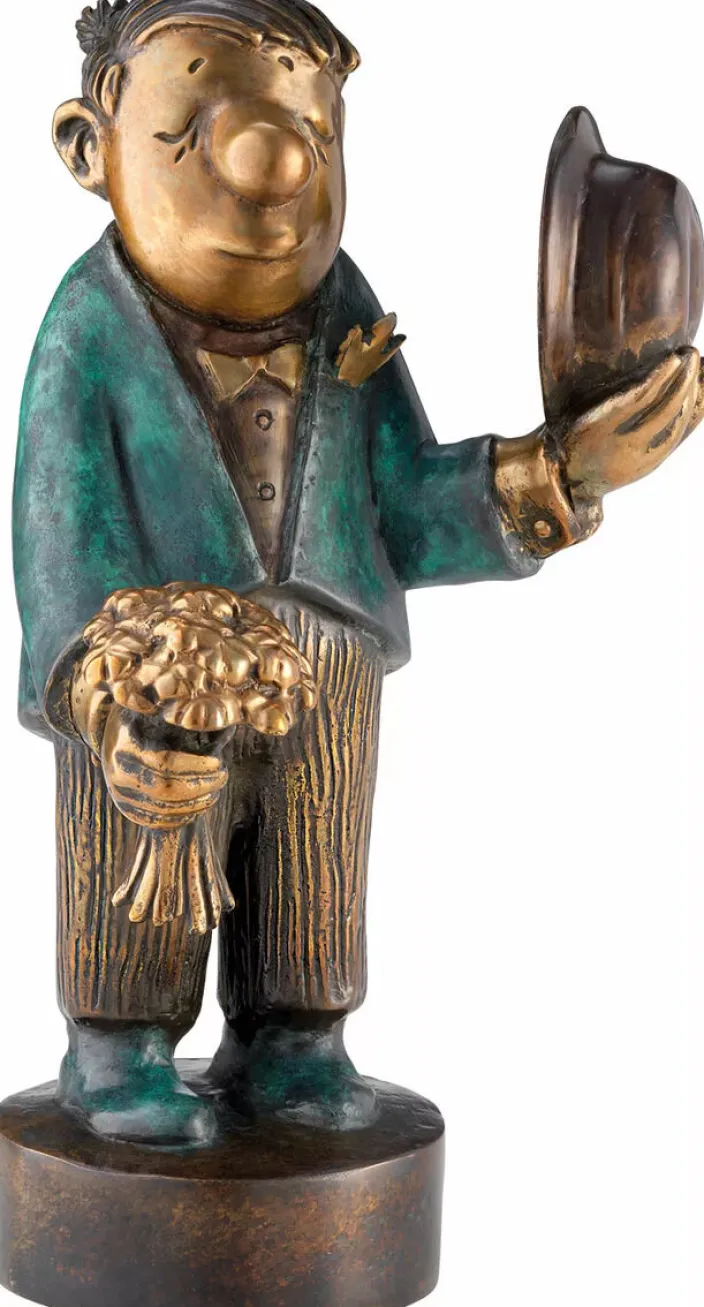 Loriot: Skulptur »Der Blumenkavalier«
