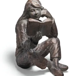 Luis Höger: Skulptur »Lesende«, Bronze