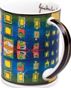 Magic Mug »Windows' Homesickness«, nach Friedensreich Hundertwasser