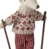 Mama Wintermaus mit Skiset