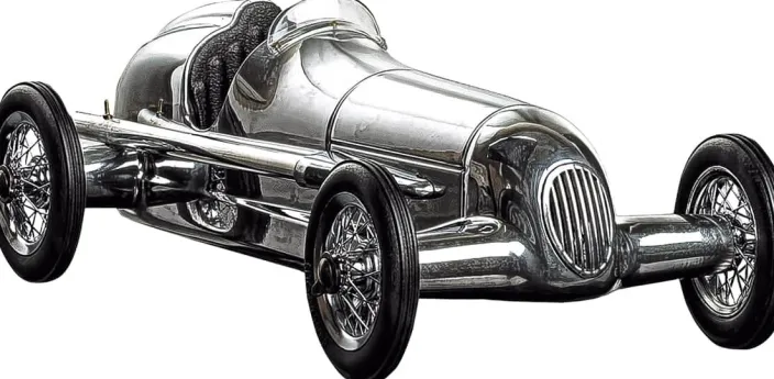 Modellauto »Silberpfeil«