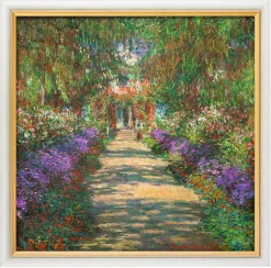 Monet, Claude: »Garten in Giverny« gerahmt, 1902