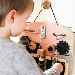 Motorikbrett Schlösser und Rotation