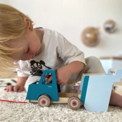 Nachziehfahrzeug Kipplaster