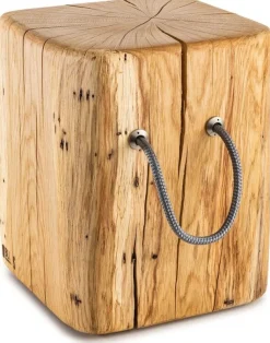 Niedriger Eichen-Beistelltisch