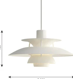 Pendelleuchte »PH5 Mini Monochrome« in weiß