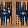 Pocket-Backgammon aus Nussbaum