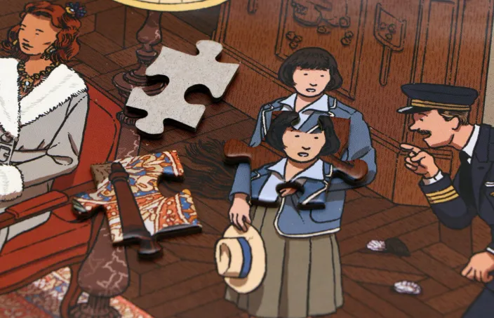 Puzzle »Die Welt von Hercule Poirot«