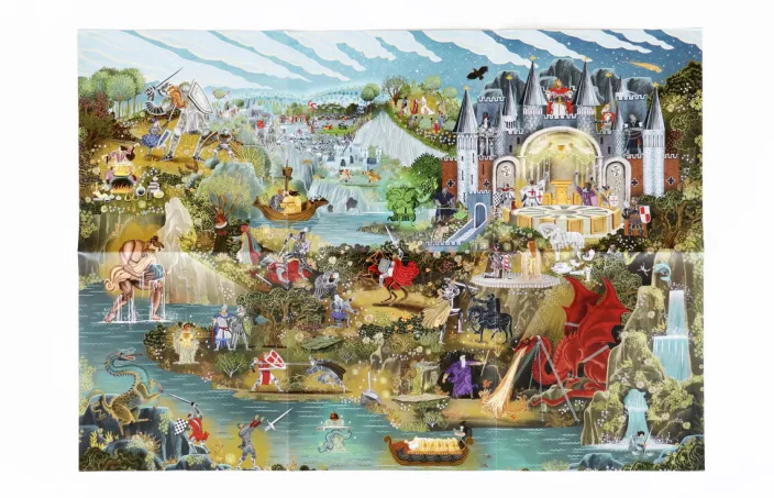 Puzzle »Die Welt von König Artus«