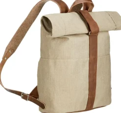 Rolltop-Rucksack aus Segeltuch